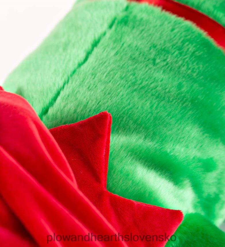 Plow & Hearth zvonček škriatok plyšový sviatočný vankúš na telo 6P208P2177 sezónne a darčeky