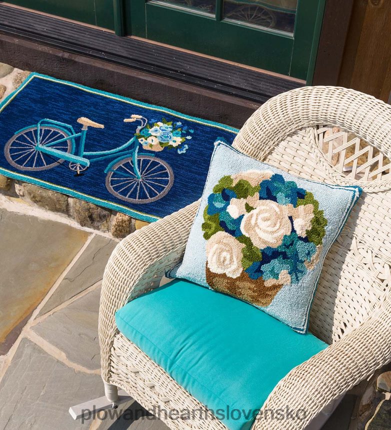 Plow & Hearth Prospect hill prútená súprava dvoch hojdacích kresiel a koncového stola - naplavené drevo 6P208P2161 sezónne a darčeky