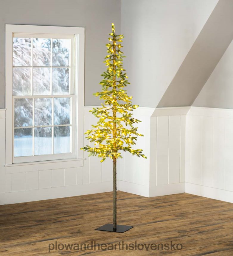 Plow & Hearth monte rosa rozsvietený vianočný stromček jedľa alpská 6P208P2151 sezónne a darčeky