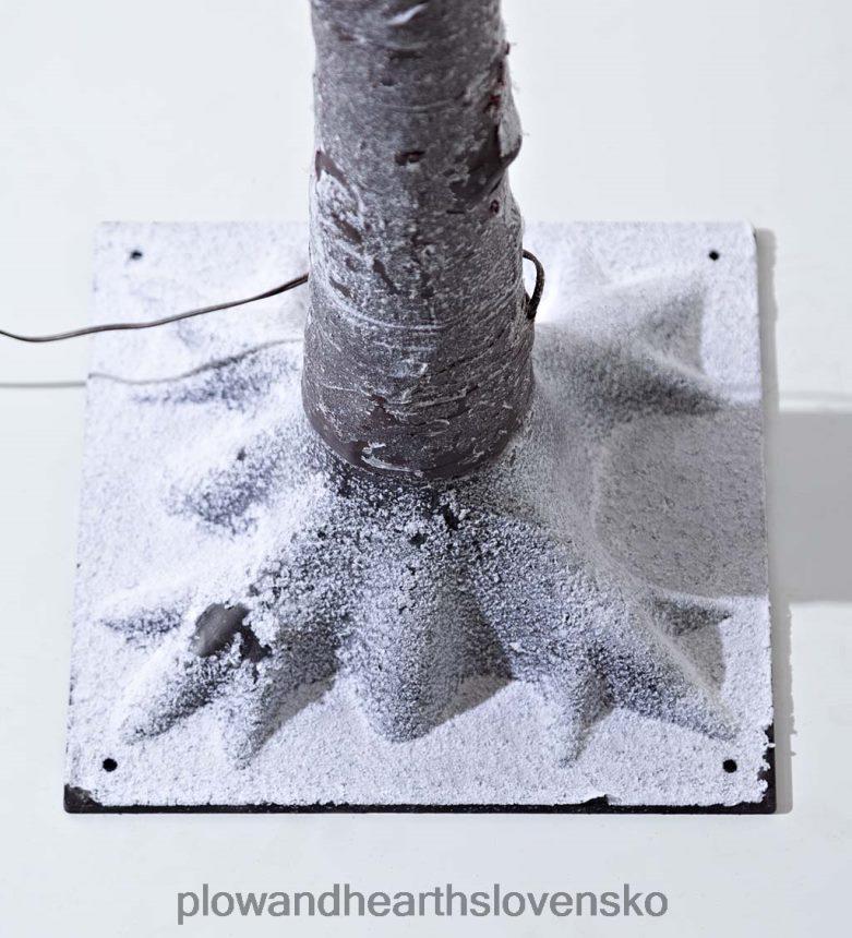 Plow & Hearth vnútorný/vonkajší elektrický osvetlený ružový strieborný dolárový stromček, 7'h s 270 svetlami - ružový 6P208P3215 sezónne a darčeky